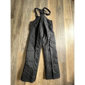 Northeast Outfitters Snow Bibs Men Large Black Good Insulated Ski Pants Overalls